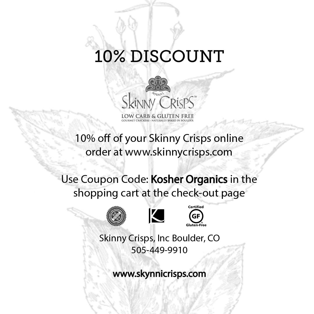 Coupons Kosher Organics Guide